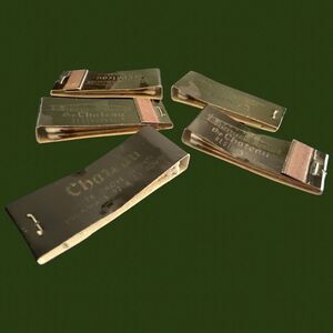 5 Vintage Chateau Restaurant Slender Matchbooks Unstruck